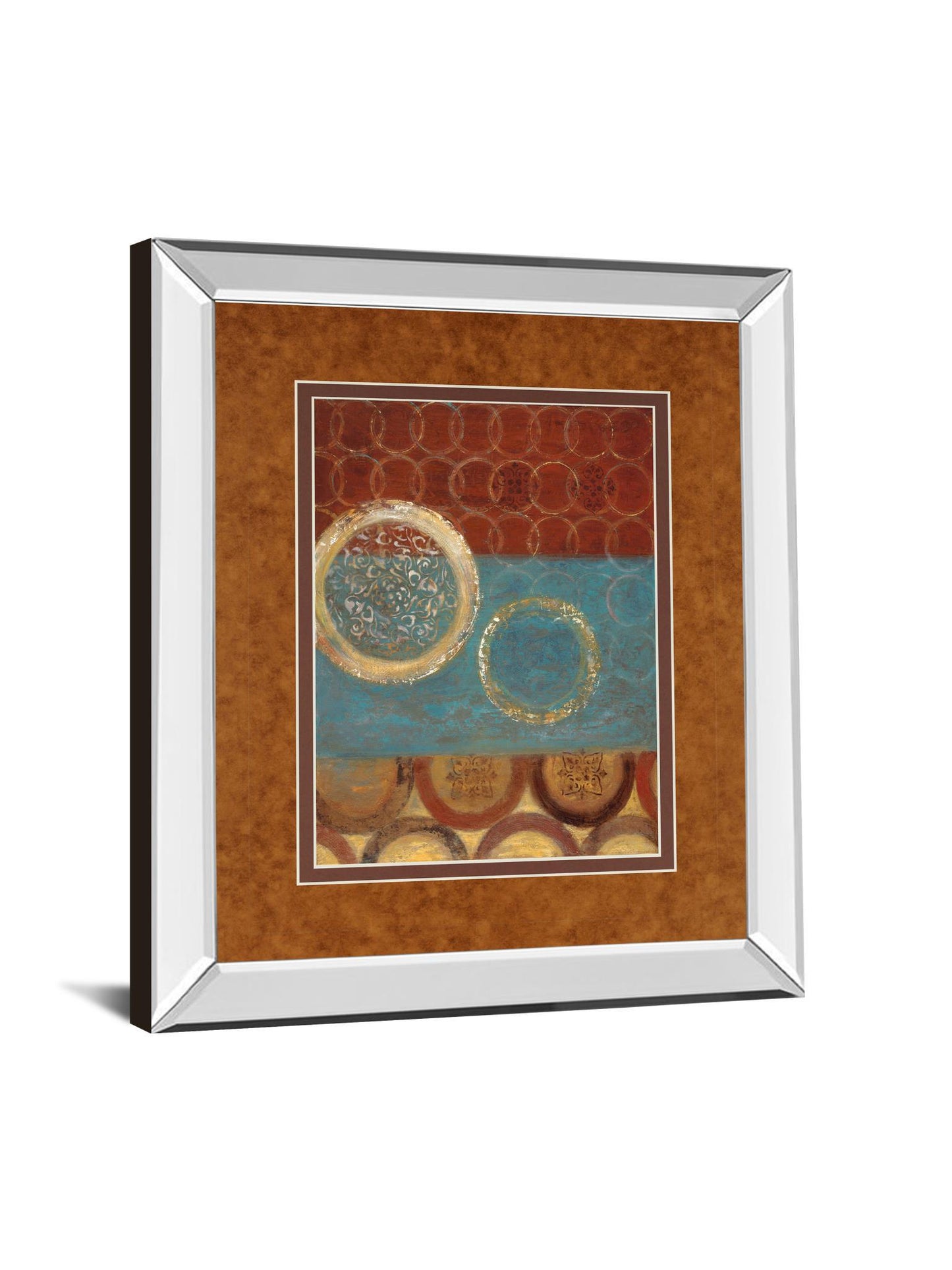 Tanzania I By Tava Studio - Mirror Framed Print Wall Art - Red Classy Art