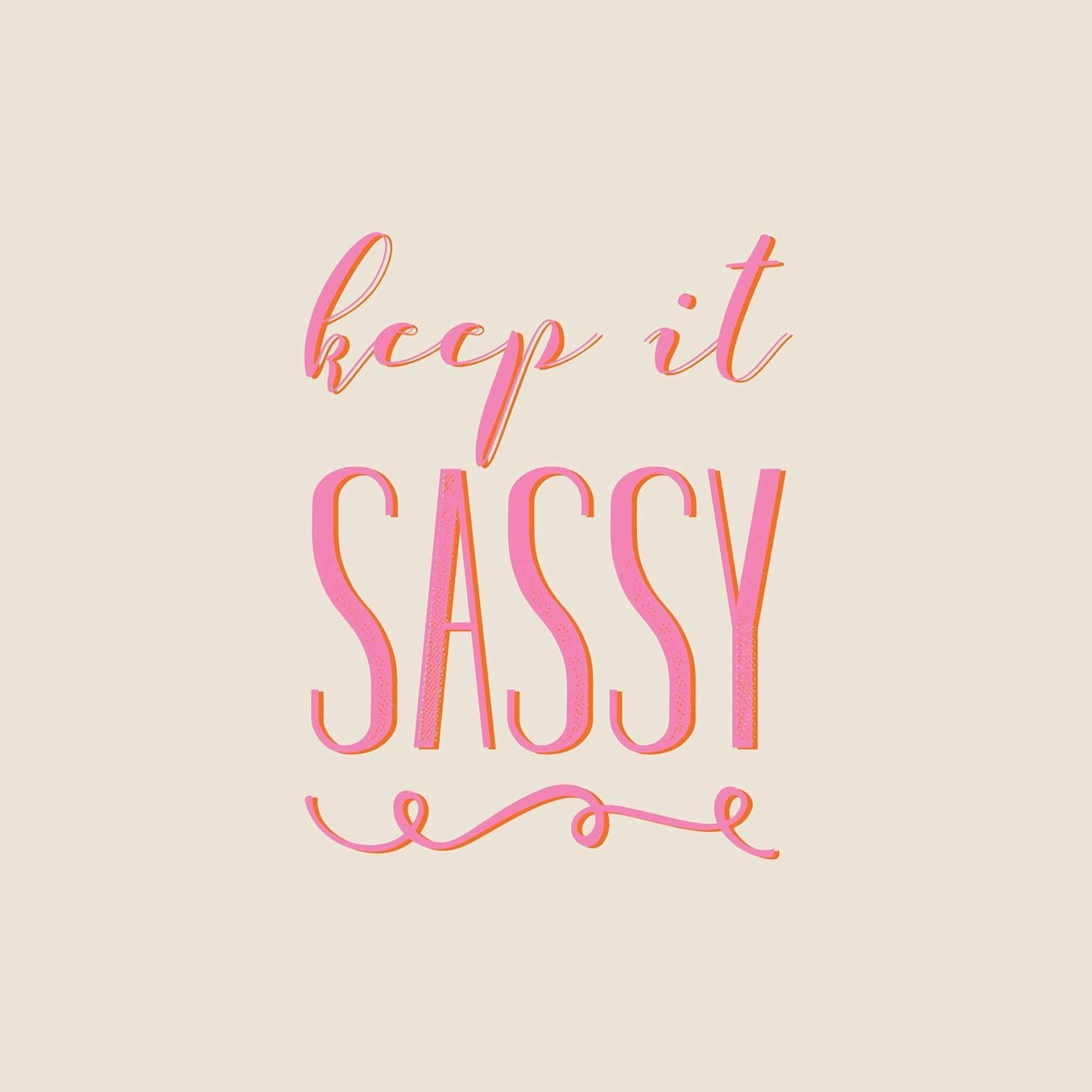 Small - Retro Sassy By Amanda Murray - Pink Classy Art