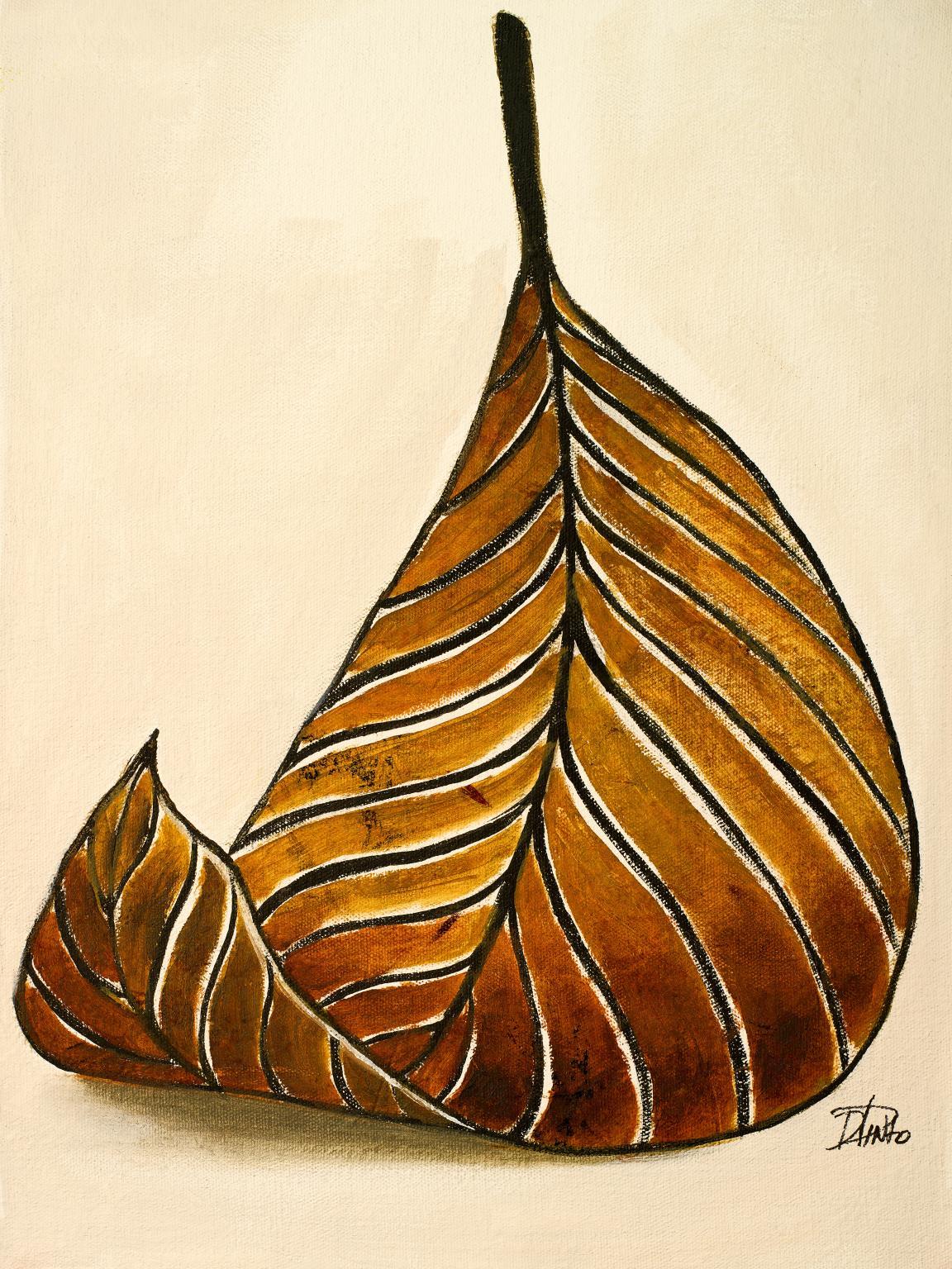 Simple & Interesting II By Patricia Pinto - Dark Brown Classy Art