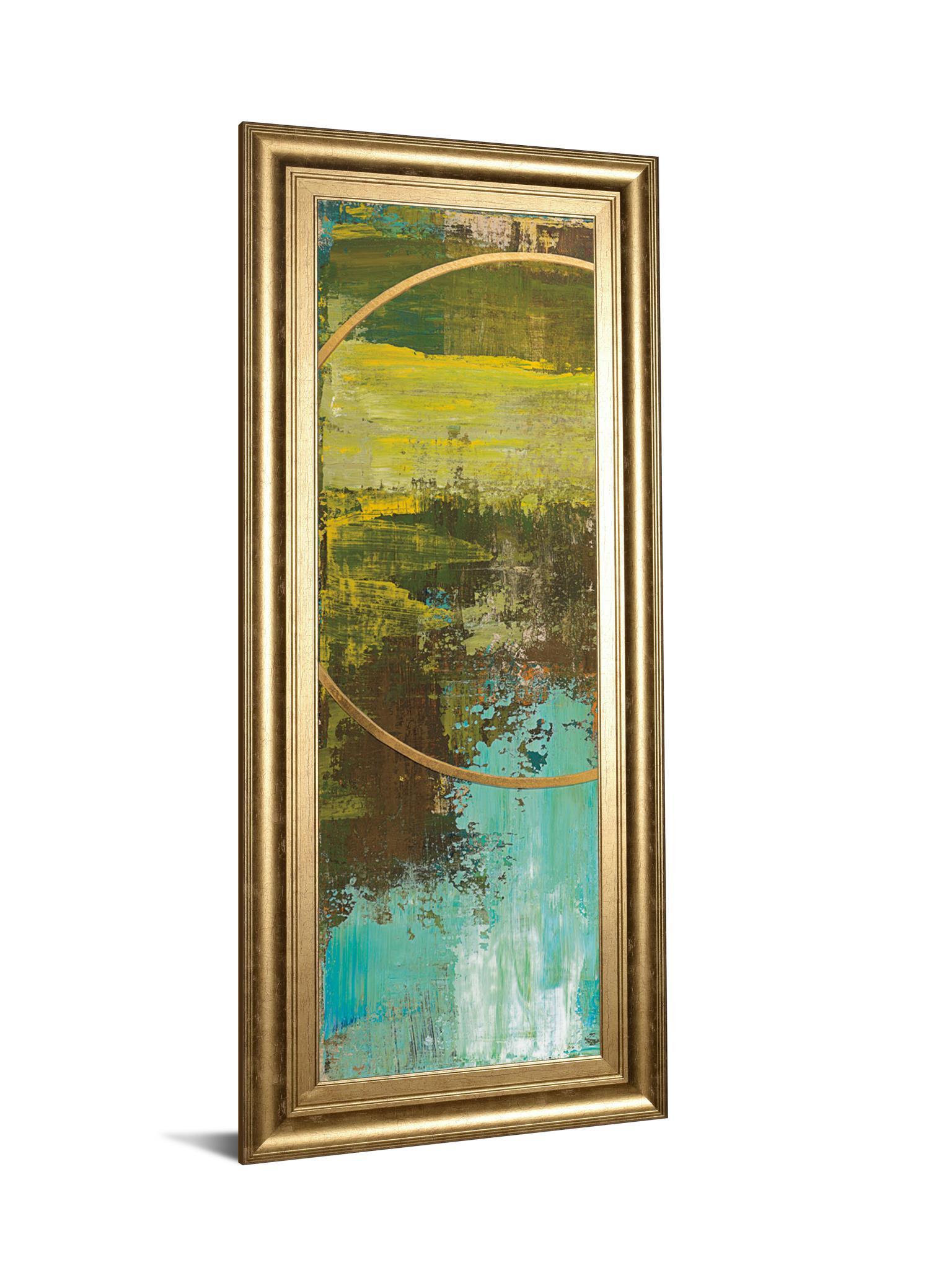 Aller Chartreuse By Patrick St Germain - Wall Art Real Glass - Green Classy Art