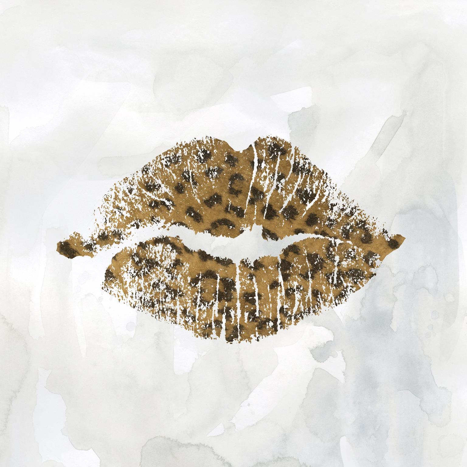 Leopard Kisses I By Carol Robinson - Dark Brown Classy Art