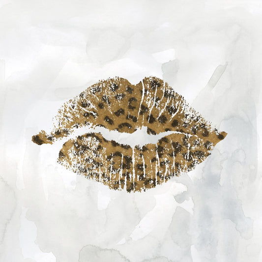 Leopard Kisses I By Carol Robinson - Dark Brown Classy Art