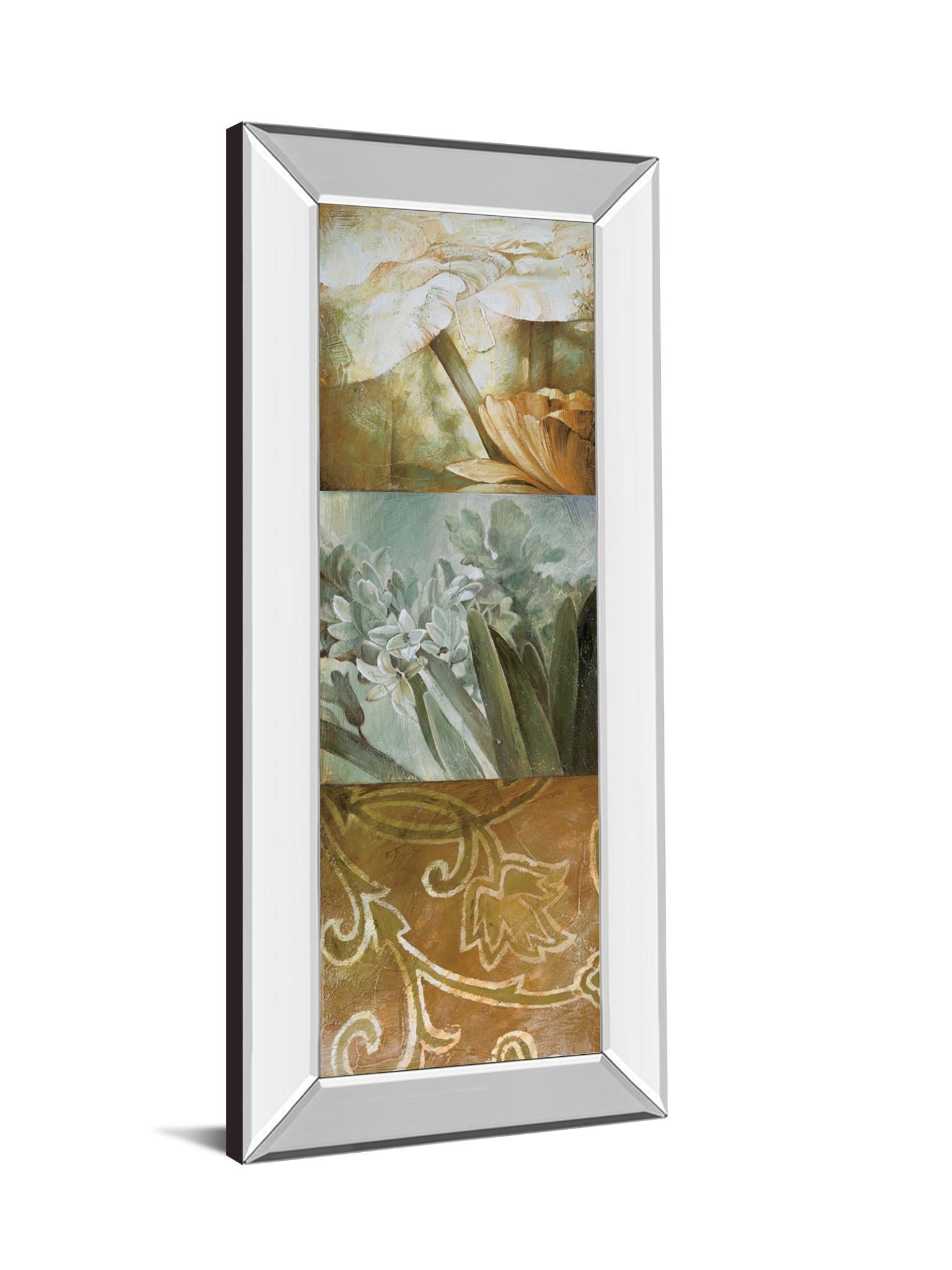 Square Choices By Thompson - Mirrored Frame - Dark Brown Classy Art