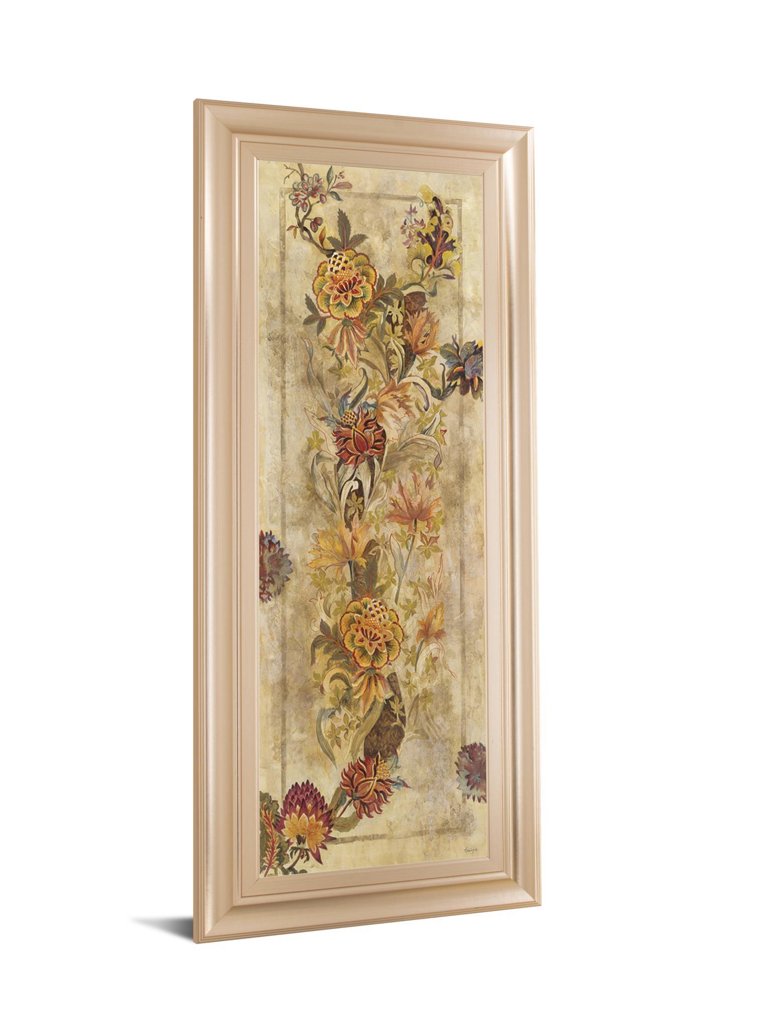 18x42 Fleur Delicate Il By Georgie - Beige Classy Art