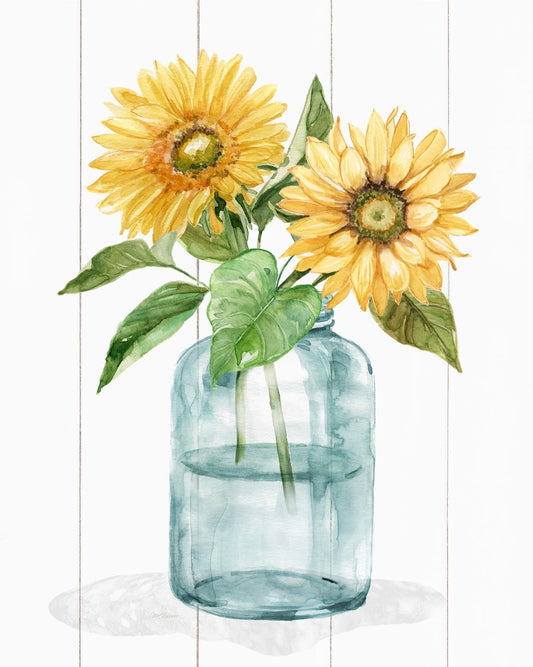 Framed - Sunny Day I By Carol Robinson - Yellow Classy Art