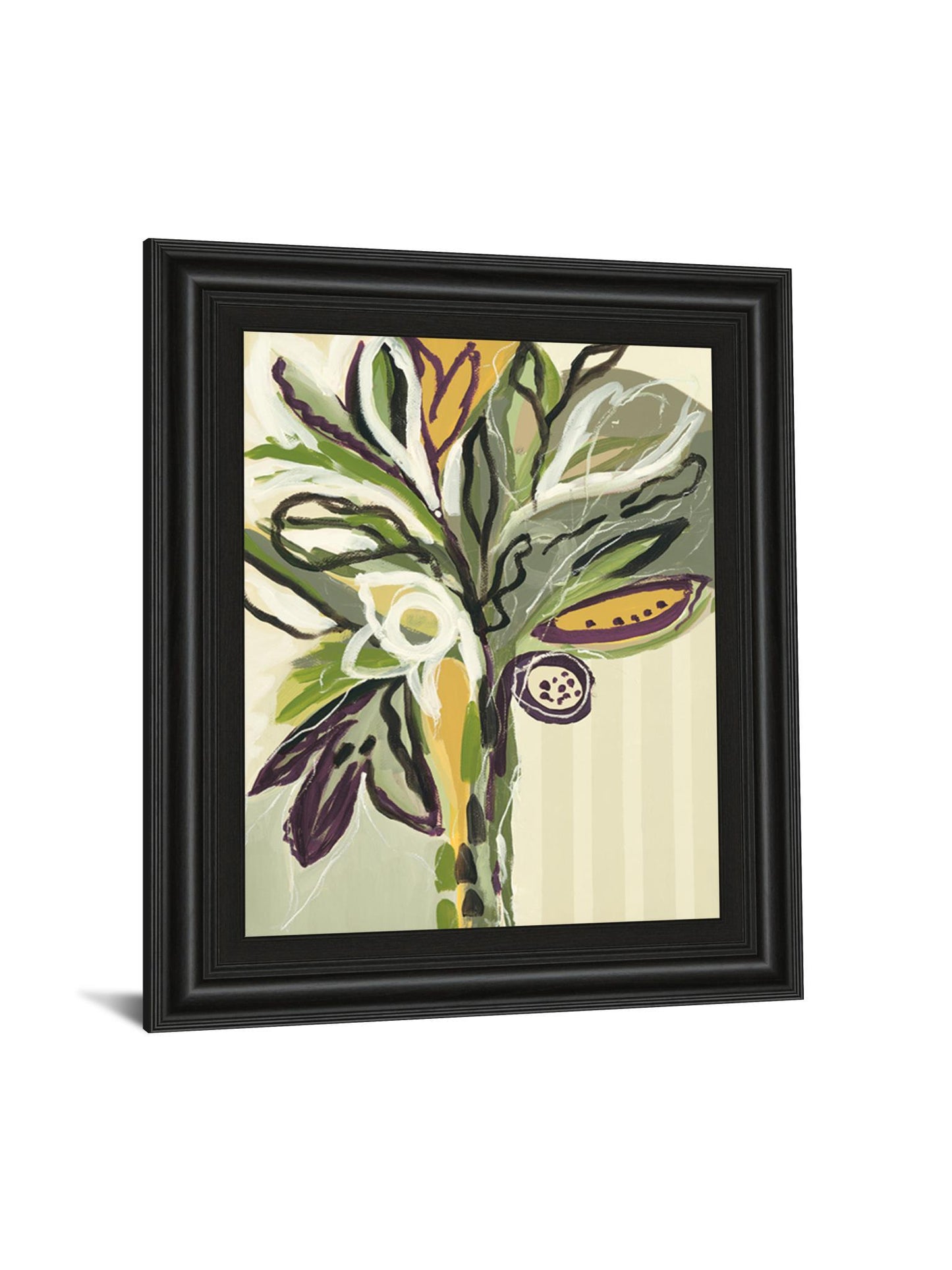 Serene Floral Il By A. Maritz - Framed Print Wall Art - Green Classy Art