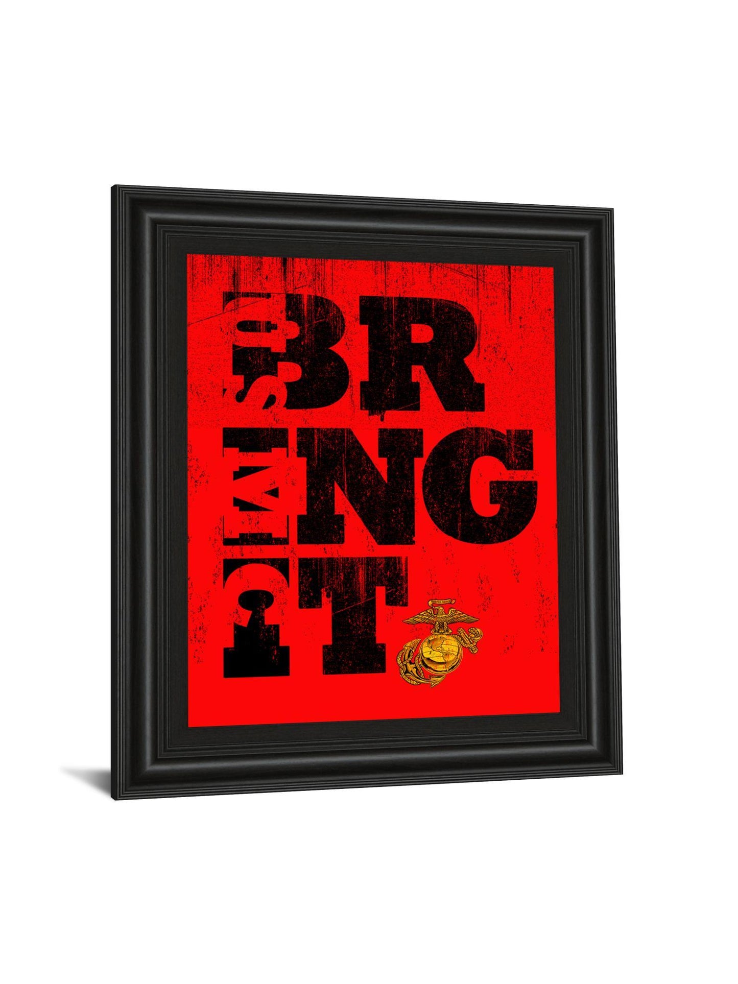 Bring It - Framed Print Wall Art - Red Classy Art