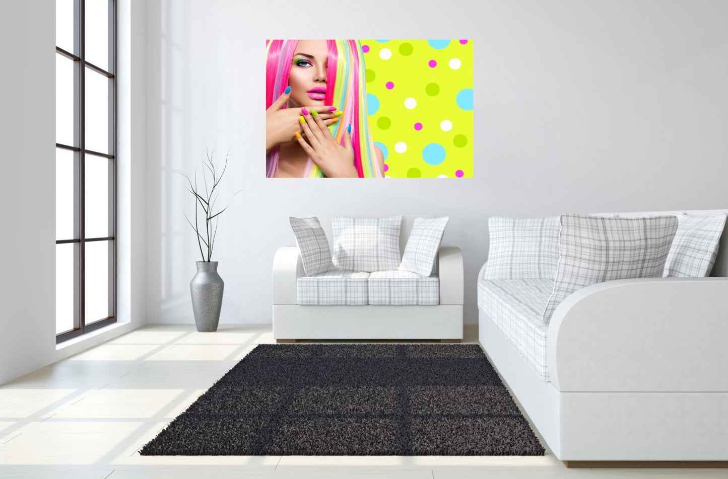 Tempered Glass With Foil - Trick a Dot - Yellow Classy Art