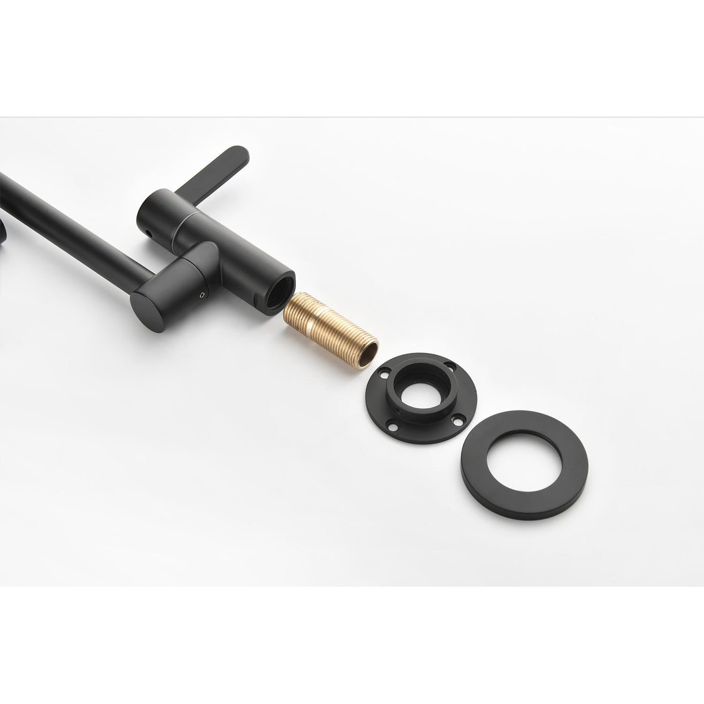 Wall Mount Folding Kitchen Pot Filler Faucet House to Home Furnishings LLC