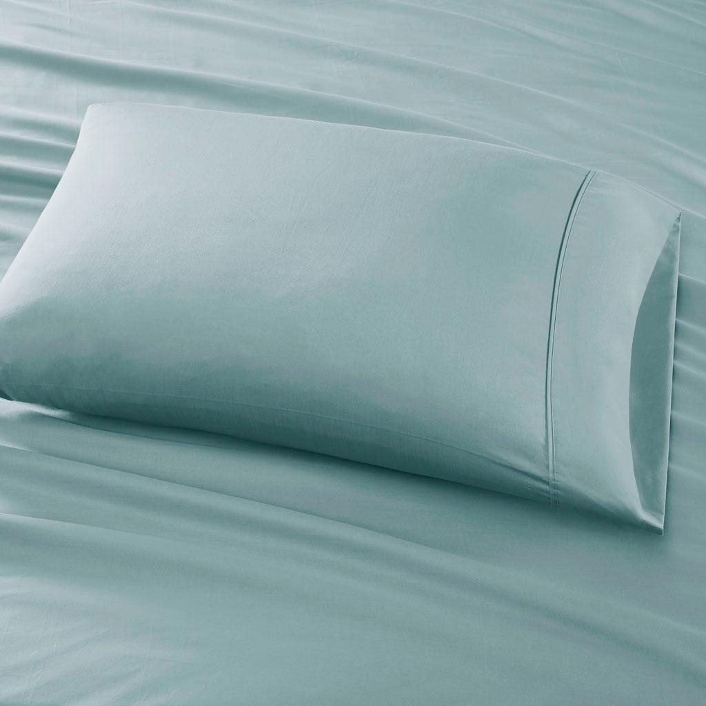 800 Thread Count Cal King Sheet Set Aqua Olliix.com