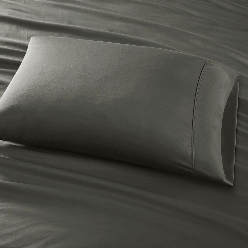 800 Thread Count Cal King Sheet Set Charcoal Olliix.com