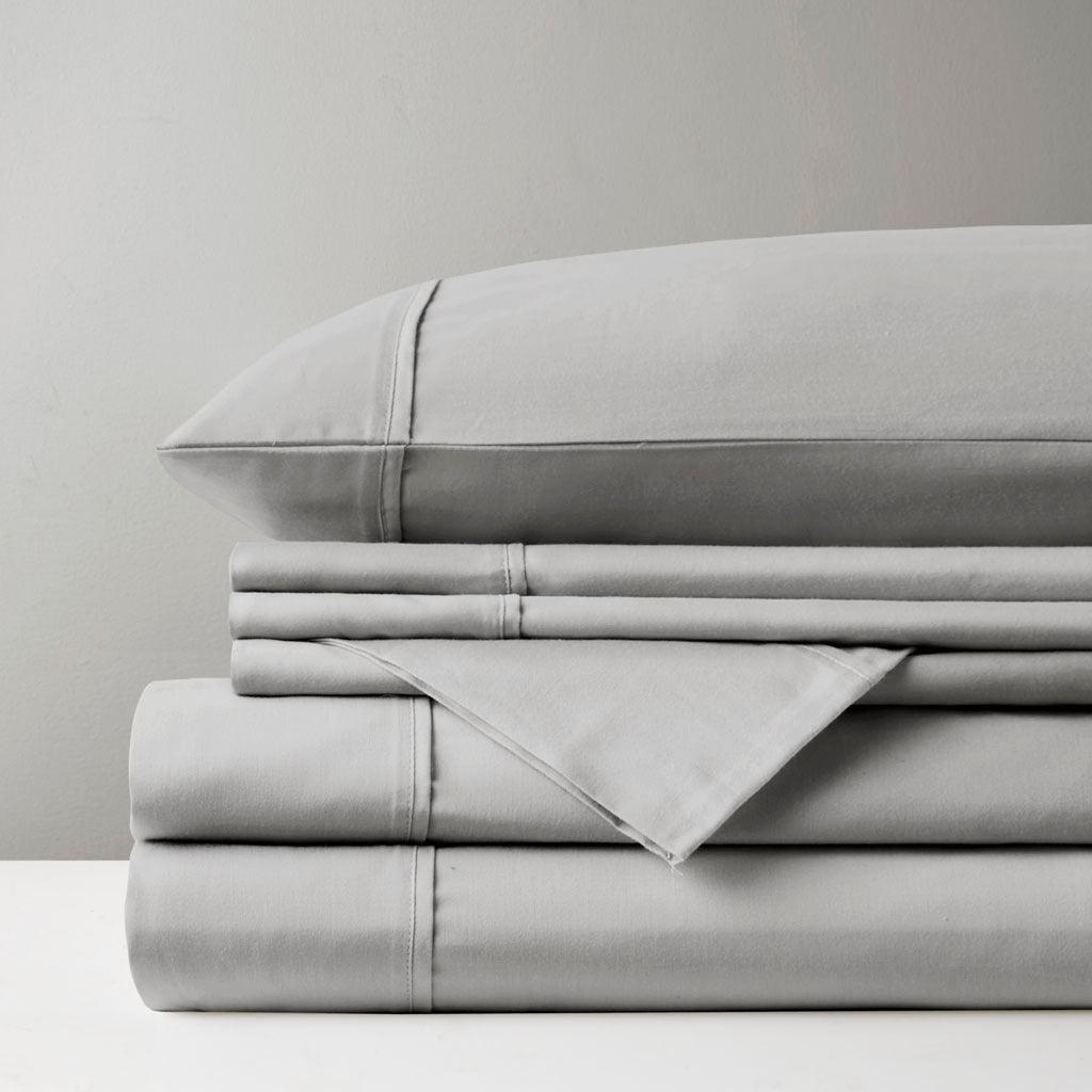 800 Thread Count Cal King Sheet Set Gray Olliix.com