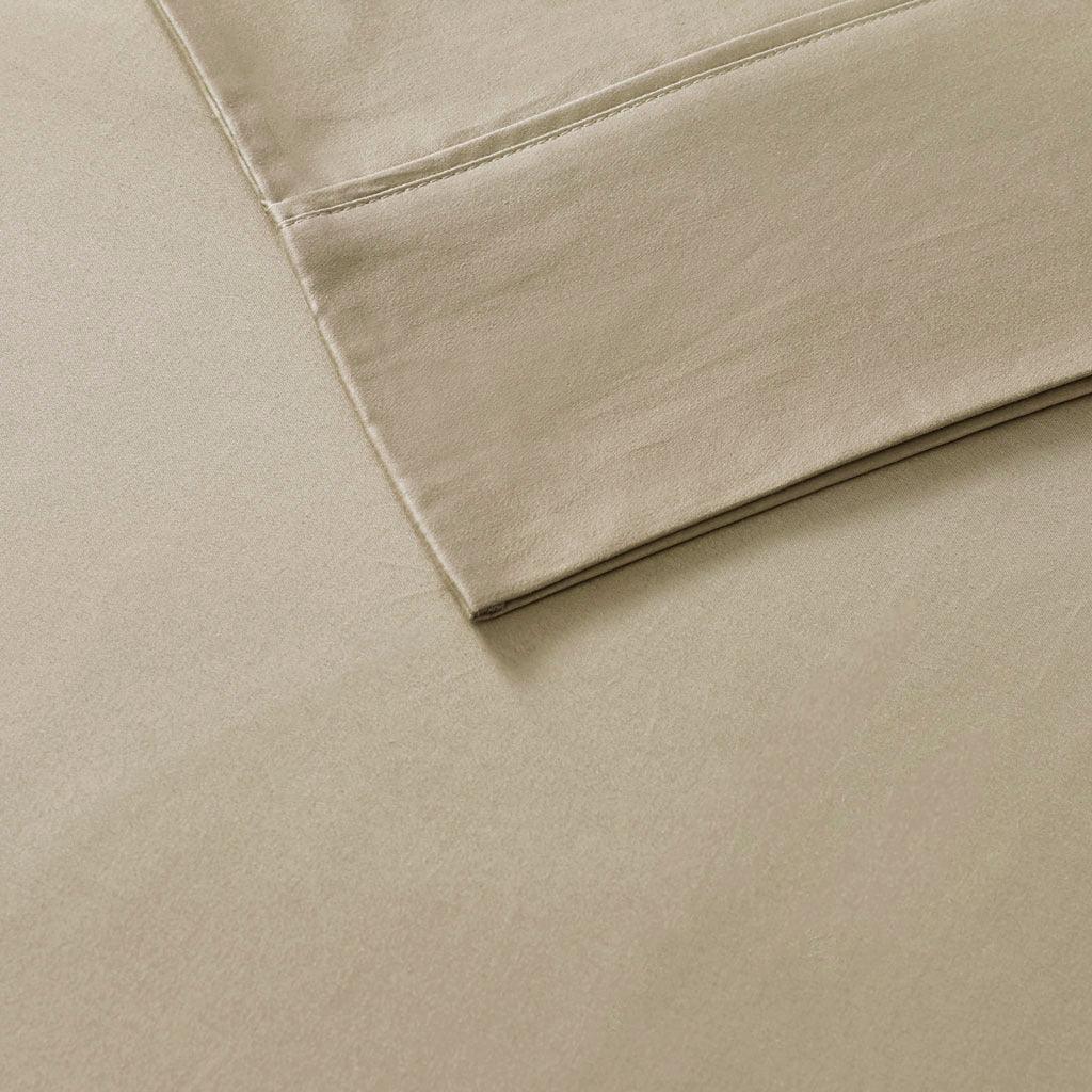 800 Thread Count Cal King Sheet Set Khaki Olliix.com