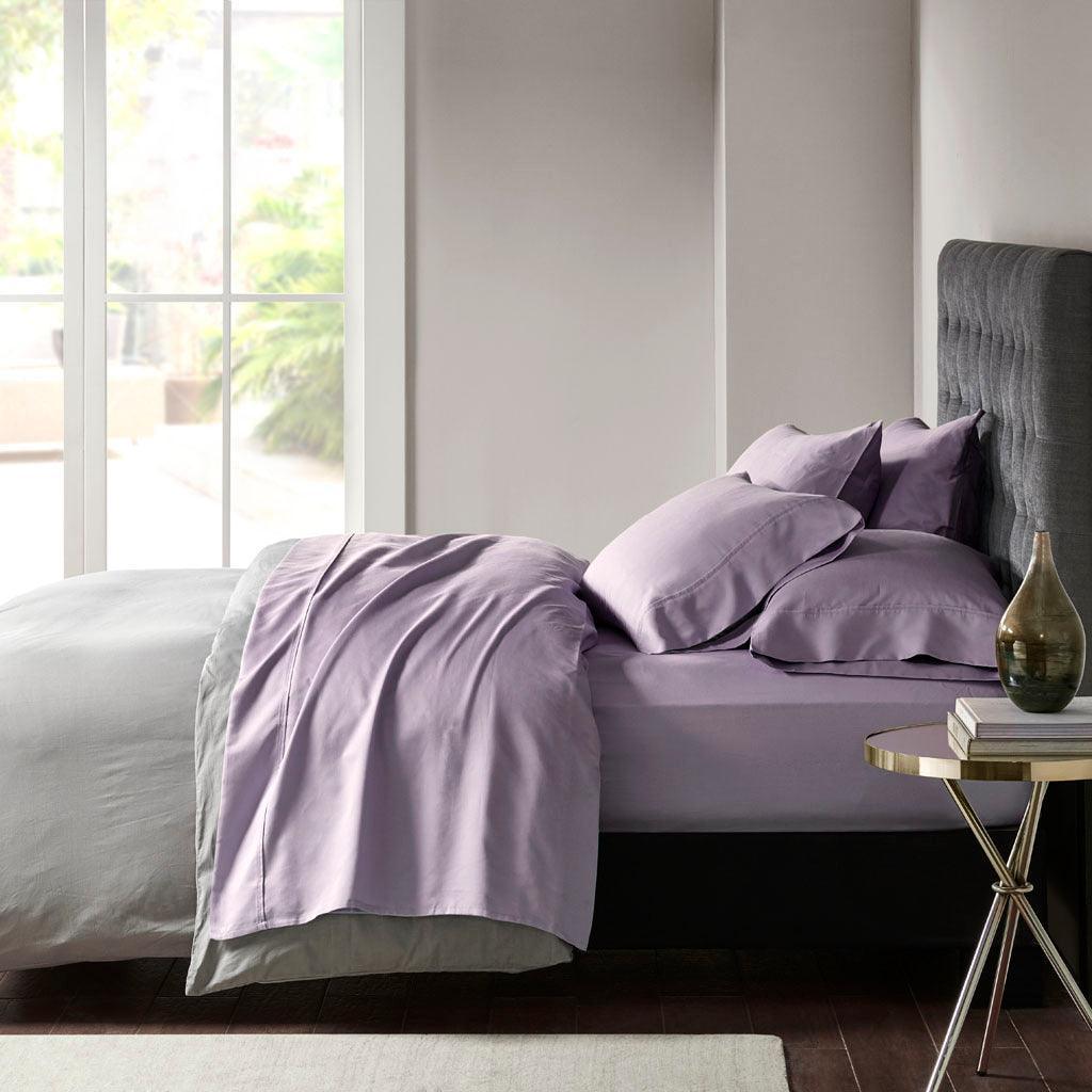 800 Thread Count Cal King Sheet Set Purple Olliix.com