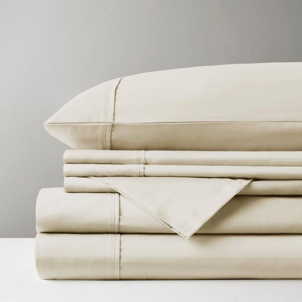 800 Thread Count Split King Sheet Set Ivory Olliix.com