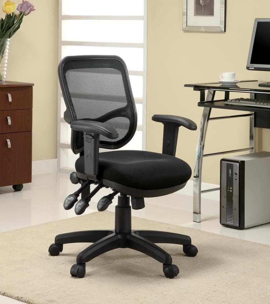 Transitional Black Office Chair Coaster Z2 Premium