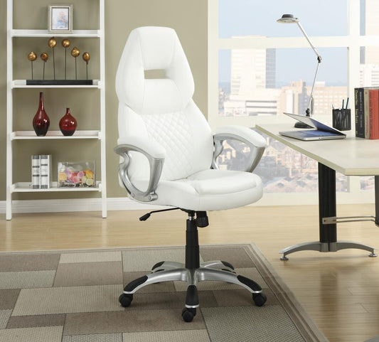 G800150 Contemporary White Office Chair Coaster Z2 Premium