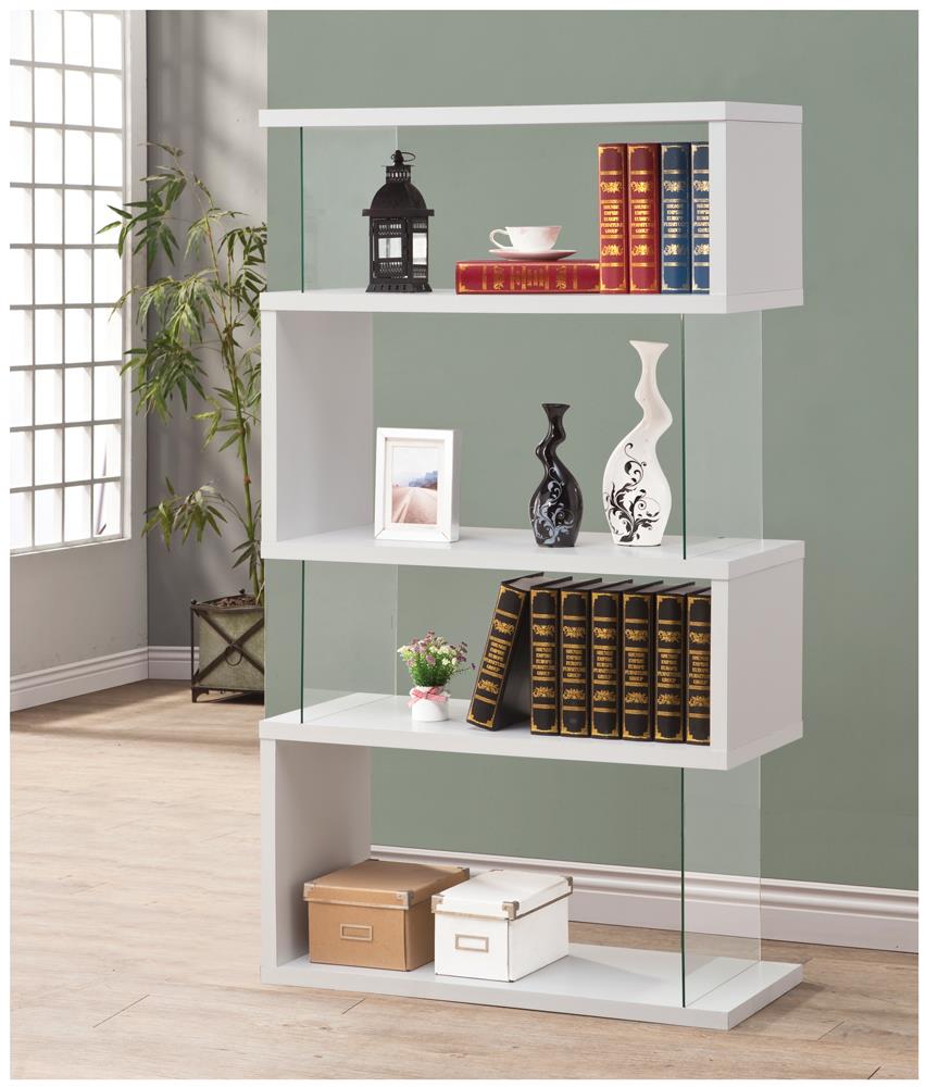 Asymmetrical Bookcase Coaster Z2 Premium