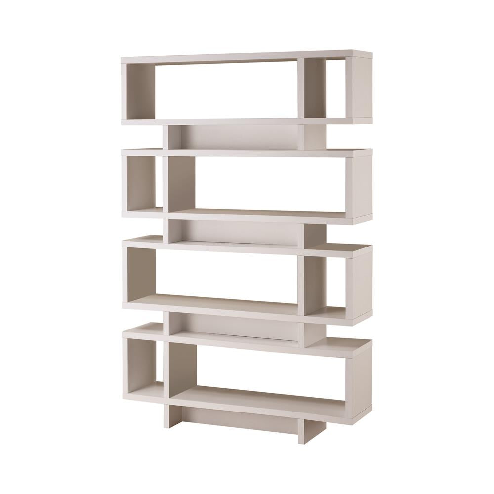 G800308 Contemporary White Bookcase Coaster Z2 Premium