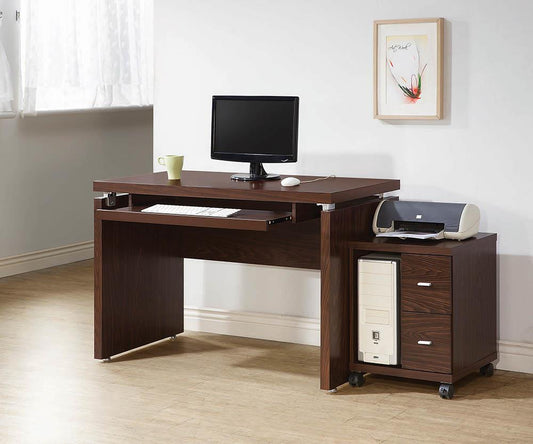 G800831 Contemporary Medium Oak Computer Desk Coaster Z2 Premium