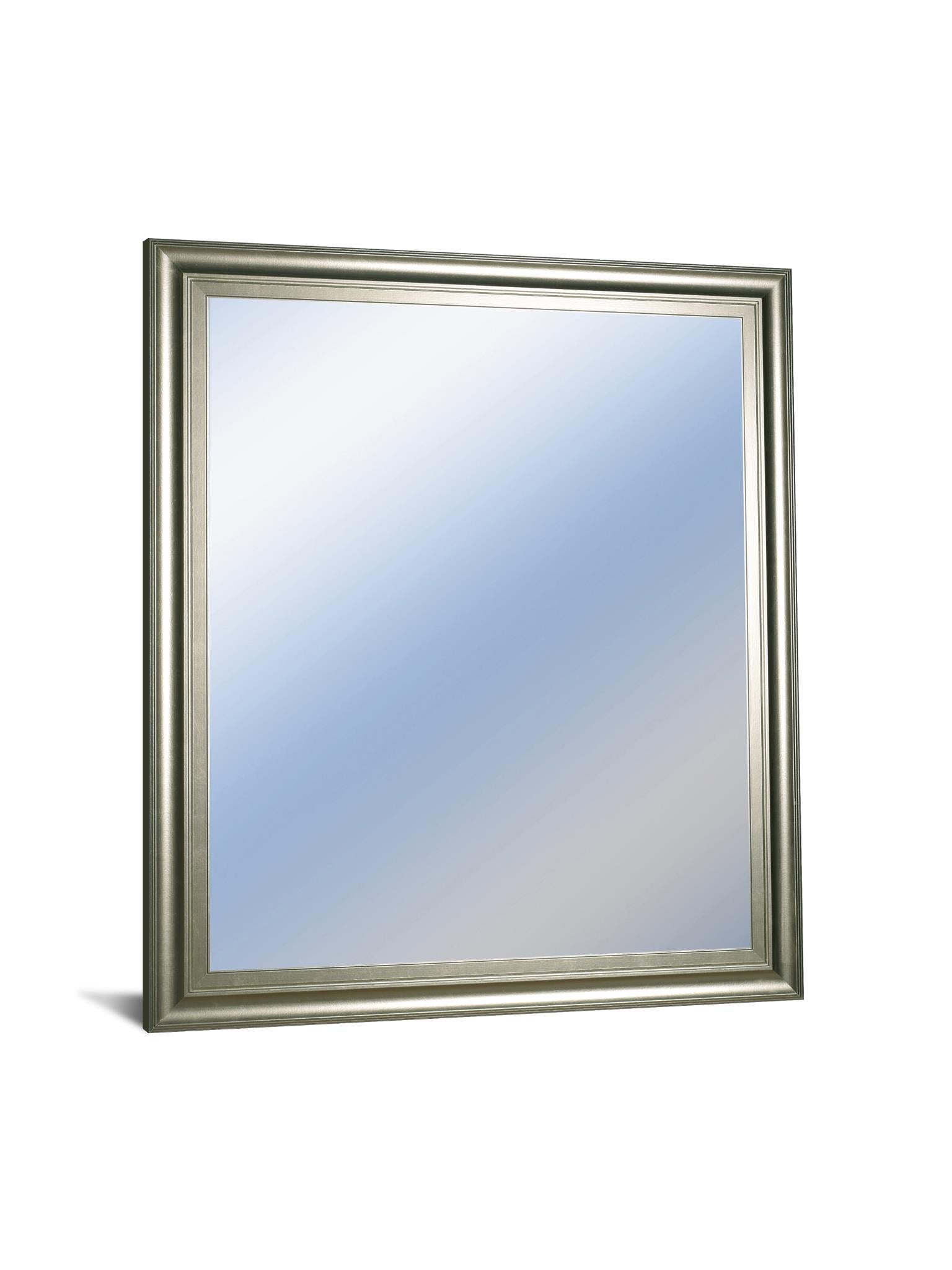 34x40 Decorative Framed Wall Mirror By Classy Art Promotional Mirror Frame #42 - Pearl Silver Classy Art