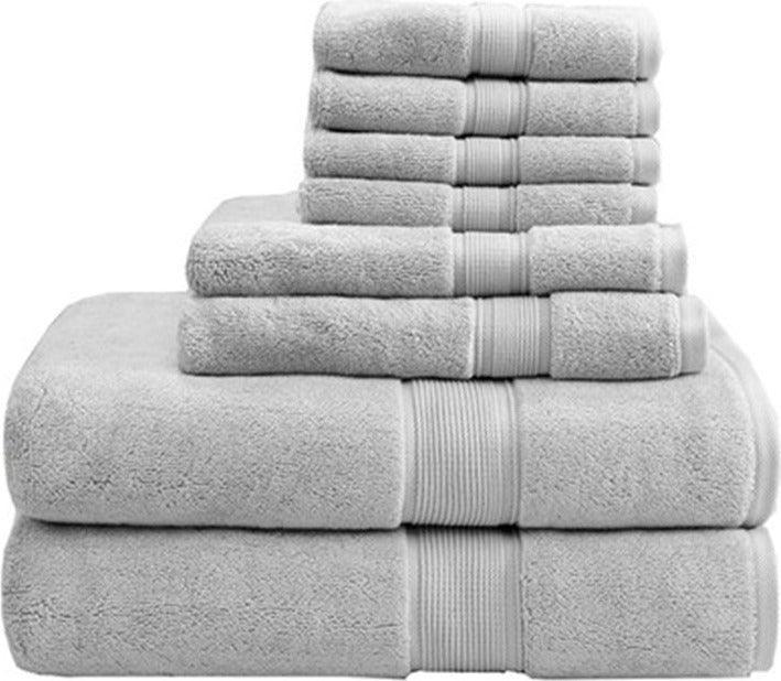 800GSM 30" Bath Towel Silver Olliix.com