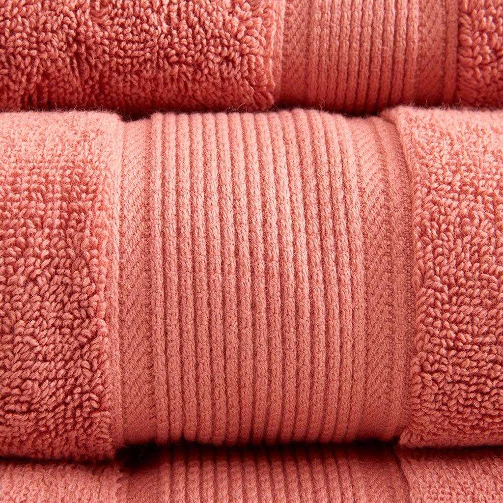 800GSM 8-Piece Towel Set Coral Olliix.com