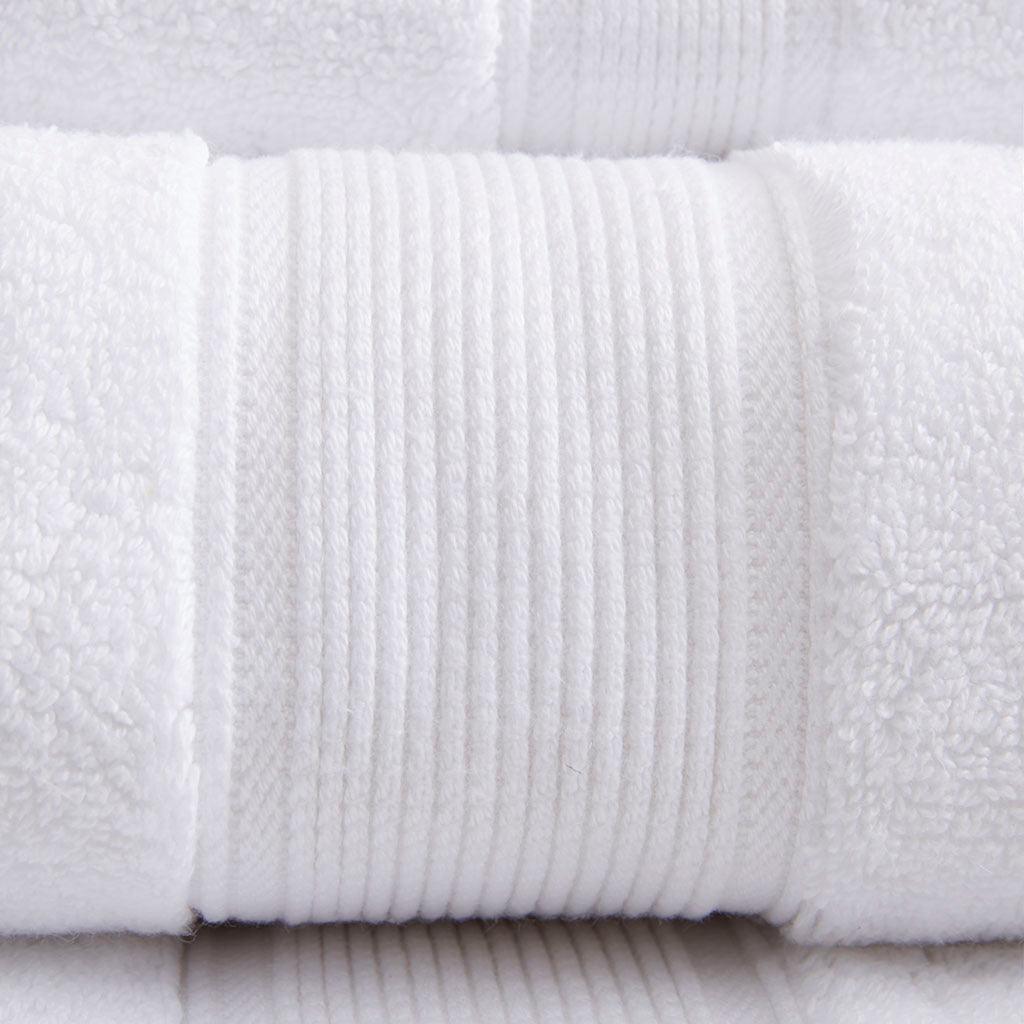 800GSM 8-Piece Towel Set White Olliix.com