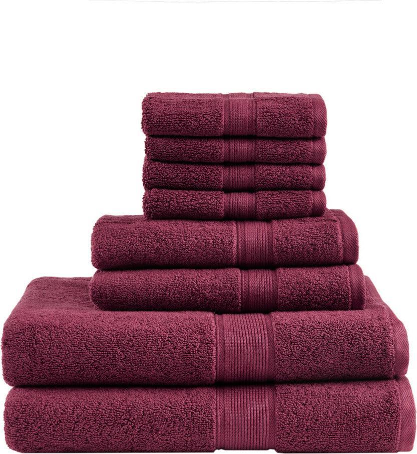 800GSM Bath Towel Burgundy Olliix.com