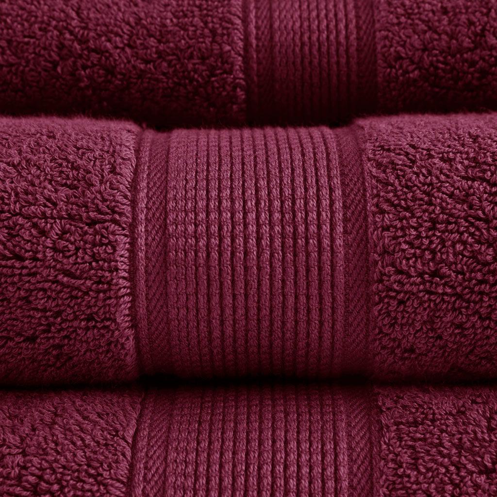 800GSM Bath Towel Burgundy Olliix.com