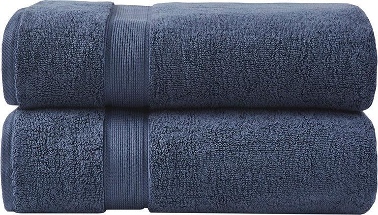 800gsm Bath Towel Dark Blue Olliix.com