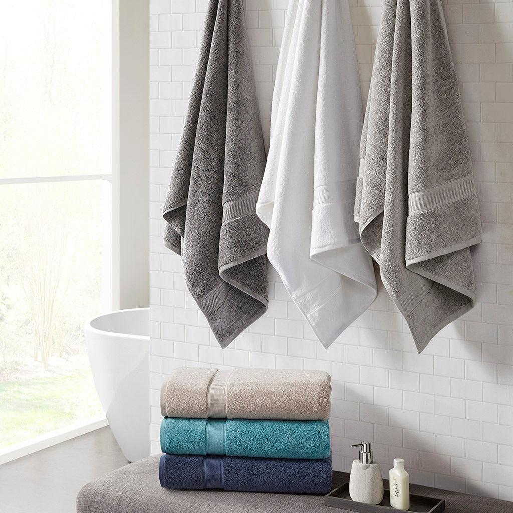 800gsm Bath Towel Grey Olliix.com