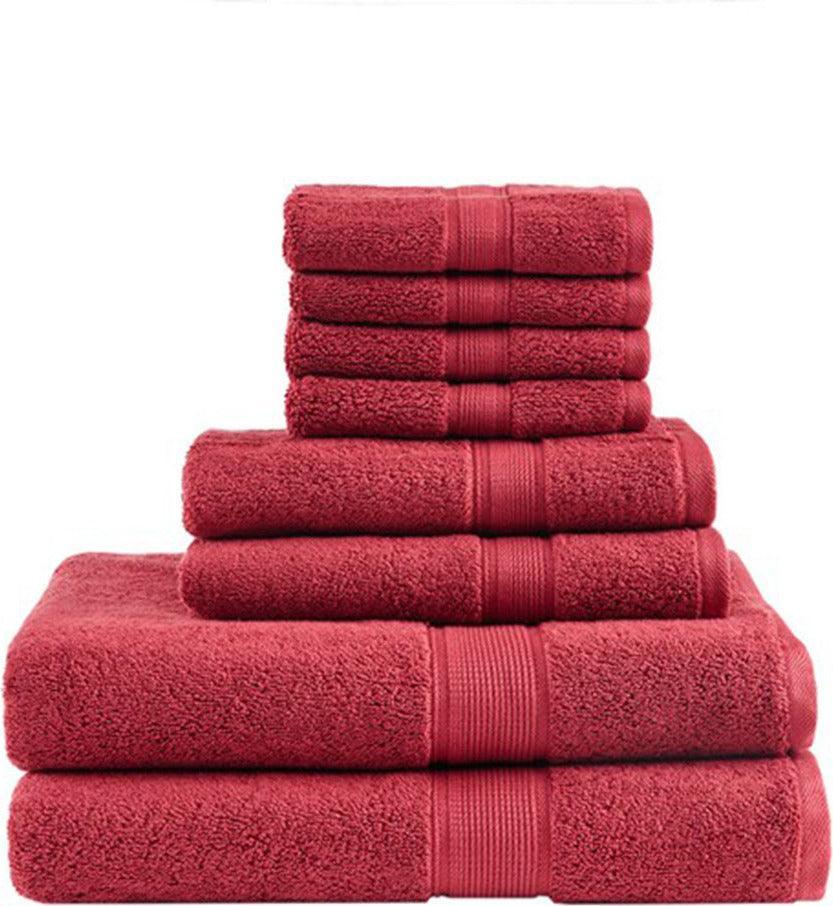 800GSM Bath Towel Red Olliix.com