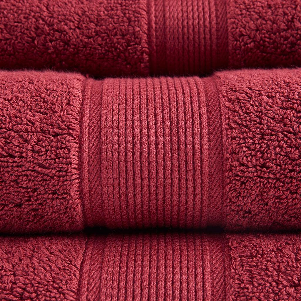 800GSM Bath Towel Red Olliix.com