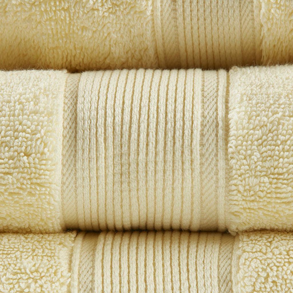 800GSM Bath Towel Yellow Olliix.com