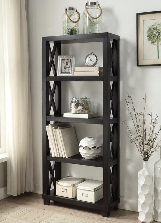 Humfrye Cappuccino Bookcase Coaster Z2 Premium