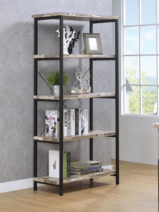 Skelton Industrial Salvaged Cabin Bookcase Coaster Z2 Premium