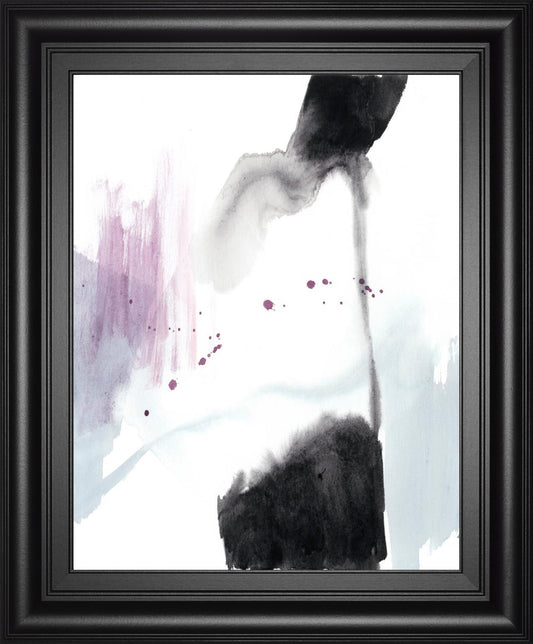 22x26 Violet Bloom II By Jennifer Goldberger - White Classy Art