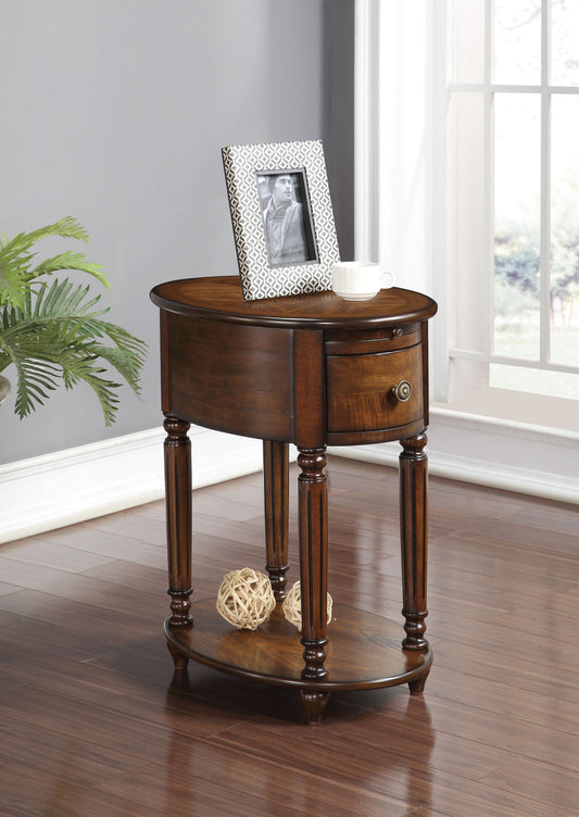 Peniel Dark Oak Side Table ACME East