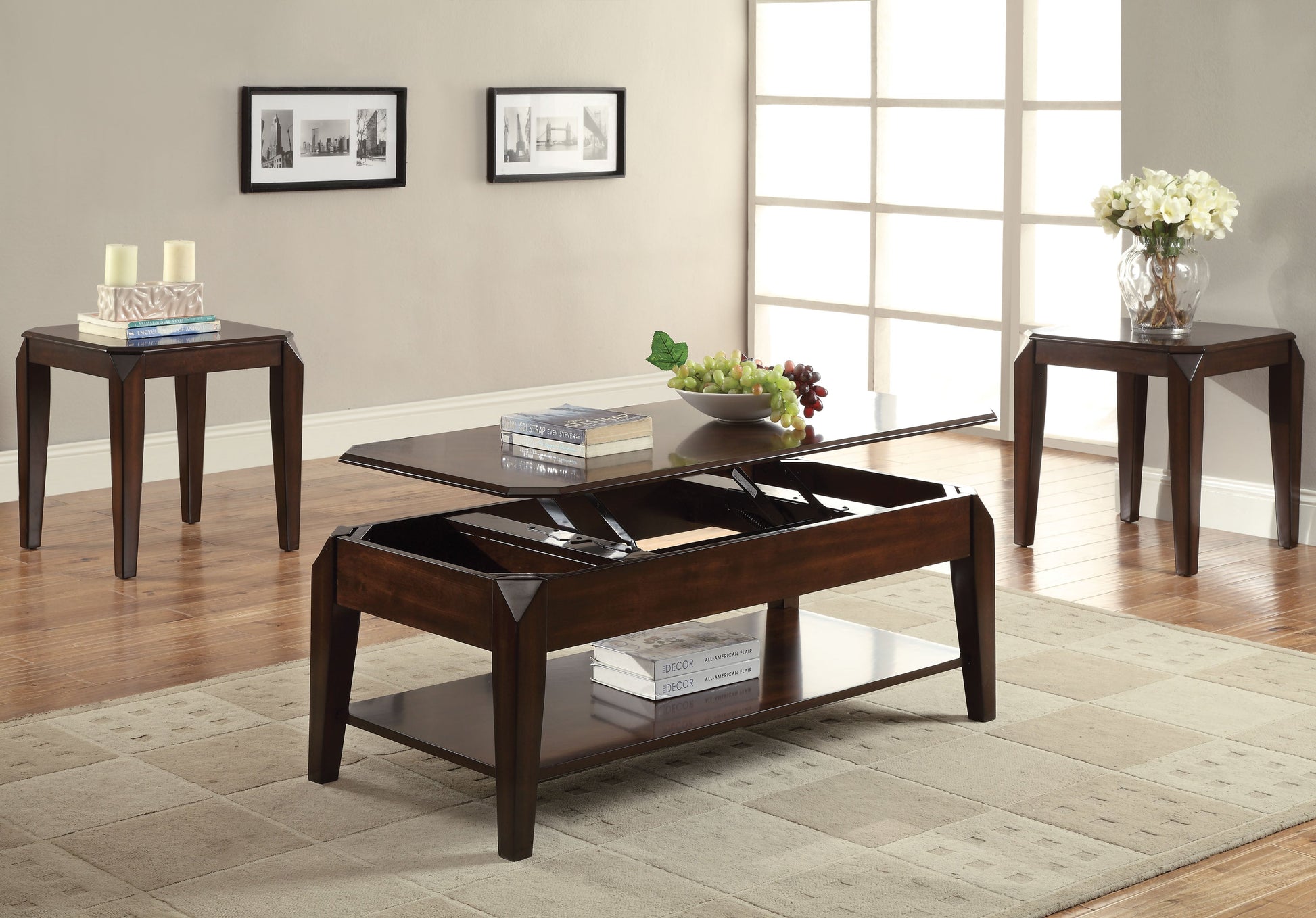 Docila Walnut Coffee Table ACME East