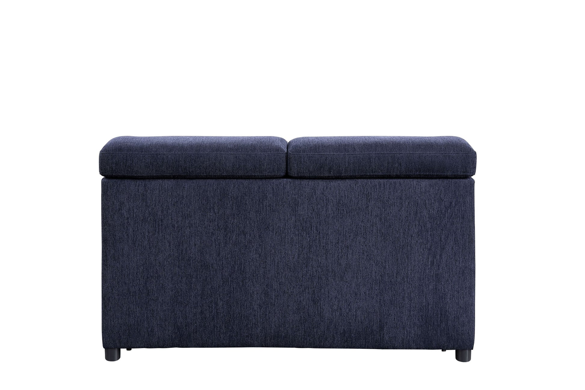 ACME Nekoda Storage Sleeper Sectional Sofa and Ottoman, Navy Blue Fabric 55520 ***(FREE SHIPPING)*** House to Home Furnishings LLC