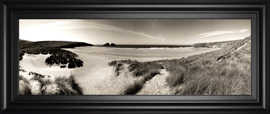 The Wind In The Dunes Il By Noah Bay - Framed Print Wall Art - Gold Classy Art