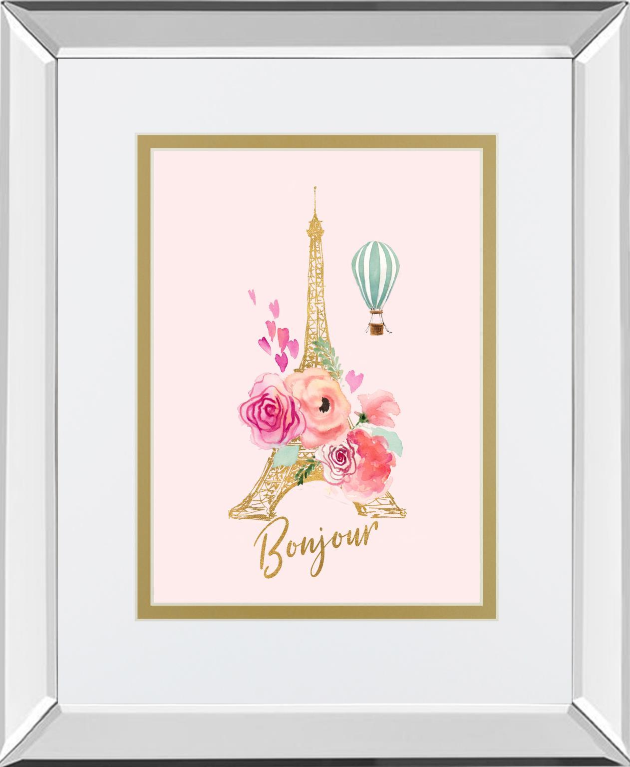 Paris Bonjour By LanieLoreth - Pink Classy Art