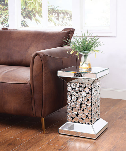 Kachina Mirrored & Faux Gems End Table ACME East