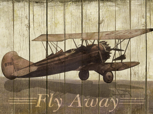 Small - Fly Away By Merri Pattinian - Light Brown Classy Art