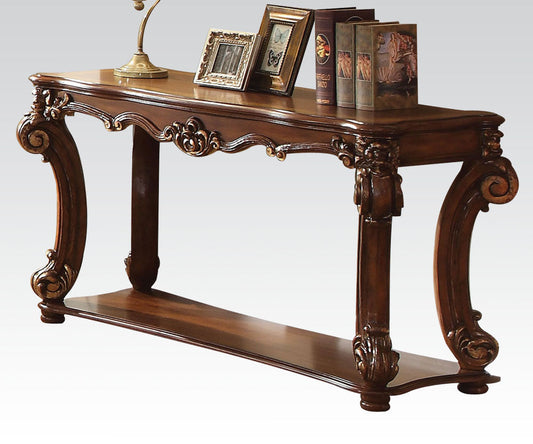 Acme Vendome Sofa Table in Cherry 82004 ACME East