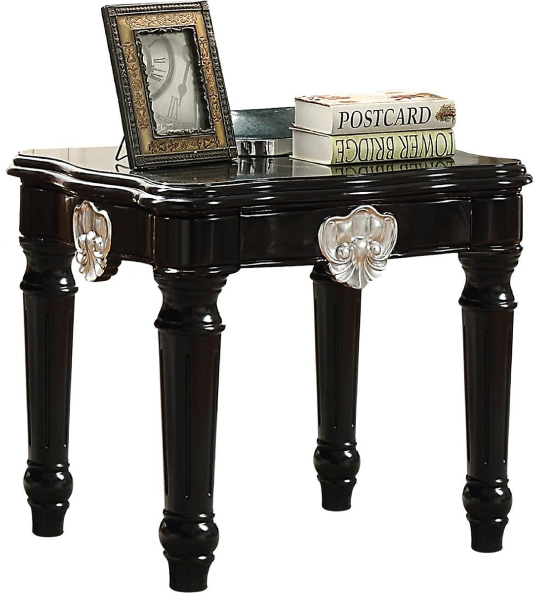 Acme Furniture Ernestine End Table in Black 82112 ACME East