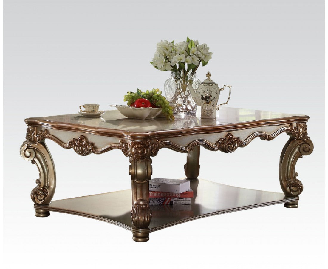 Acme Vendome Coffee Table in Gold Patina 83000 ACME East