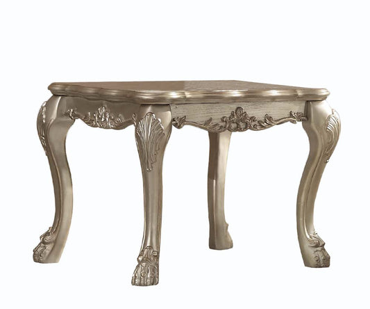 Acme Dresden End Table in Gold Patina 83161 ACME East