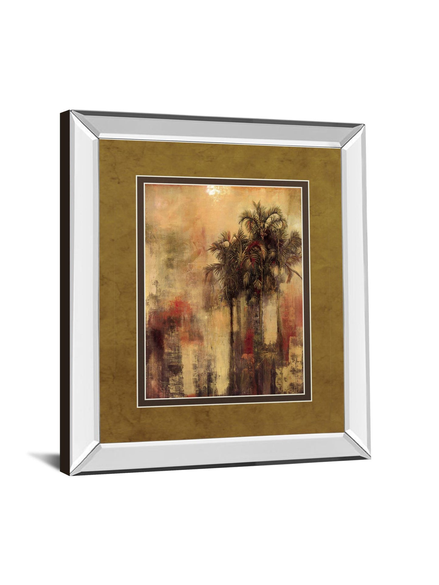 Tuscadero Il By Douglas - Mirror Framed Print Wall Art - Dark Brown Classy Art